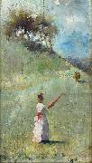 Charles conder The Fatal Colours oil